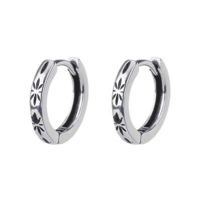 2 τεμάχια/1 ζευγάρι Ανδρικά σκουλαρίκια Μοναδικού σχεδίου Σκουλαρίκια με κρίκους για γυναίκες από ανοξείδωτο ατσάλι Vintage Χρώμα Punk Gothic Trend Κοσμήματα