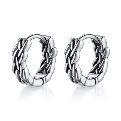 2 τεμάχια/1 ζευγάρι Ανδρικά σκουλαρίκια Μοναδικού σχεδίου Σκουλαρίκια με κρίκους για γυναίκες από ανοξείδωτο ατσάλι Vintage Χρώμα Punk Gothic Trend Κοσμήματα