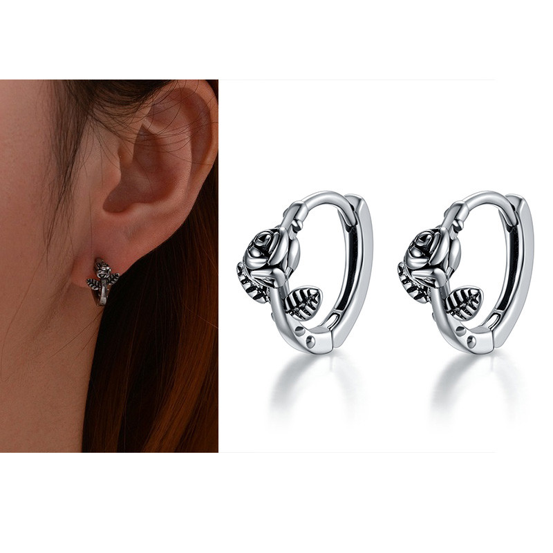 2 τεμάχια/1 ζευγάρι Ανδρικά σκουλαρίκια Μοναδικού σχεδίου Σκουλαρίκια με κρίκους για γυναίκες από ανοξείδωτο ατσάλι Vintage Χρώμα Punk Gothic Trend Κοσμήματα