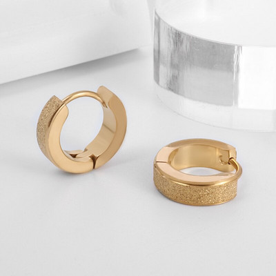 Minimalistlikud Huggie Hoop kõrvarõngad Rooma numbritega Mood Paari kõrvarõngad Hüpoallergeensed Meeste Mood Hip Hop Peened ehted