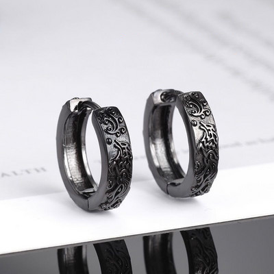 Minimalistlikud Huggie Hoop kõrvarõngad Rooma numbritega Mood Paari kõrvarõngad Hüpoallergeensed Meeste Mood Hip Hop Peened ehted