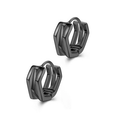 Minimalistlikud Huggie Hoop kõrvarõngad Rooma numbritega Mood Paari kõrvarõngad Hüpoallergeensed Meeste Mood Hip Hop Peened ehted