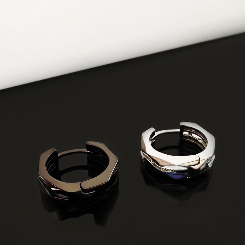 Minimalistlikud Huggie Hoop kõrvarõngad Rooma numbritega Mood Paari kõrvarõngad Hüpoallergeensed Meeste Mood Hip Hop Peened ehted