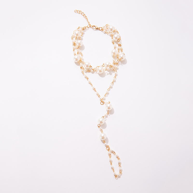 Vintage imitatsiooniga pärlihelmed jalavõrud suvised paljajalu Ehted Bohemian Beach Party varvaste pahkluu käevõru kett naistele tüdrukutele kingitused