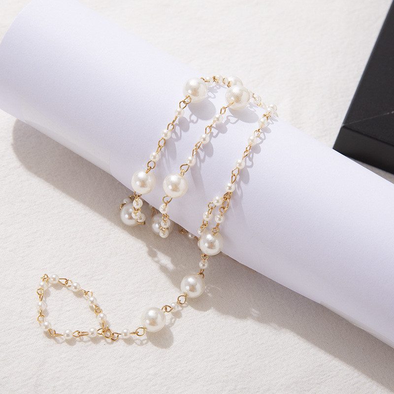 Vintage imitatsiooniga pärlihelmed jalavõrud suvised paljajalu Ehted Bohemian Beach Party varvaste pahkluu käevõru kett naistele tüdrukutele kingitused