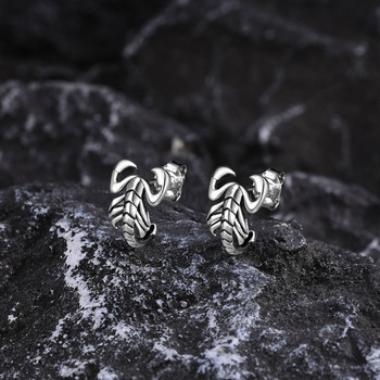 Vnox Cool Scorpion σκουλαρίκια για άνδρες Γυναικεία, Gothic Animal Stud σκουλαρίκια, Unisex Punk Rock Ear Jewelry