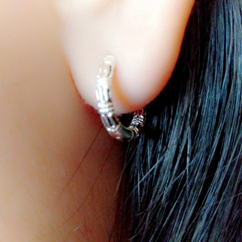 Σκουλαρίκια Huggie Hoop Μικρά σκουλαρίκια από ανοξείδωτο ατσάλι Γυναικεία Ανδρικό δαχτυλίδι τρυπήματος αυτιών Αντιαλλεργικό κόσμημα