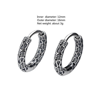 Huggie Hoop naušnice Male naušnice od nehrđajućeg čelika Žene Muškarci Prsten za bušenje ušiju Antialergijski nakit