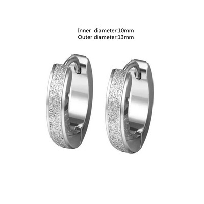 Huggie Hoop naušnice Male naušnice od nehrđajućeg čelika Žene Muškarci Prsten za bušenje ušiju Antialergijski nakit