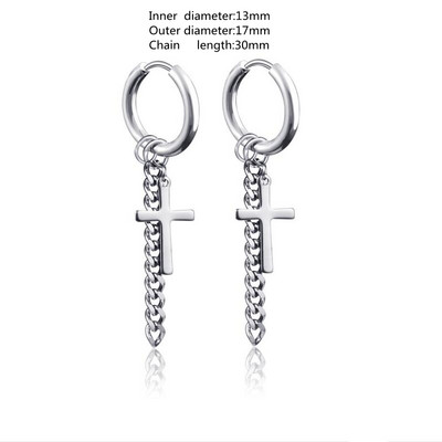 Huggie Hoop naušnice Male naušnice od nehrđajućeg čelika Žene Muškarci Prsten za bušenje ušiju Antialergijski nakit