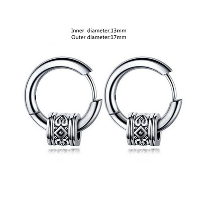 Huggie Hoop naušnice Male naušnice od nehrđajućeg čelika Žene Muškarci Prsten za bušenje ušiju Antialergijski nakit