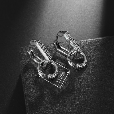 Huggie Hoop naušnice Male naušnice od nehrđajućeg čelika Žene Muškarci Prsten za bušenje ušiju Antialergijski nakit