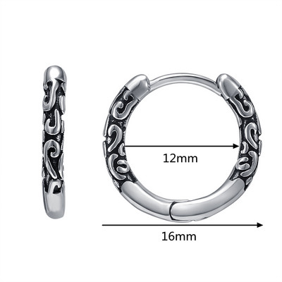 Huggie Hoop naušnice Male naušnice od nehrđajućeg čelika Žene Muškarci Prsten za bušenje ušiju Antialergijski nakit
