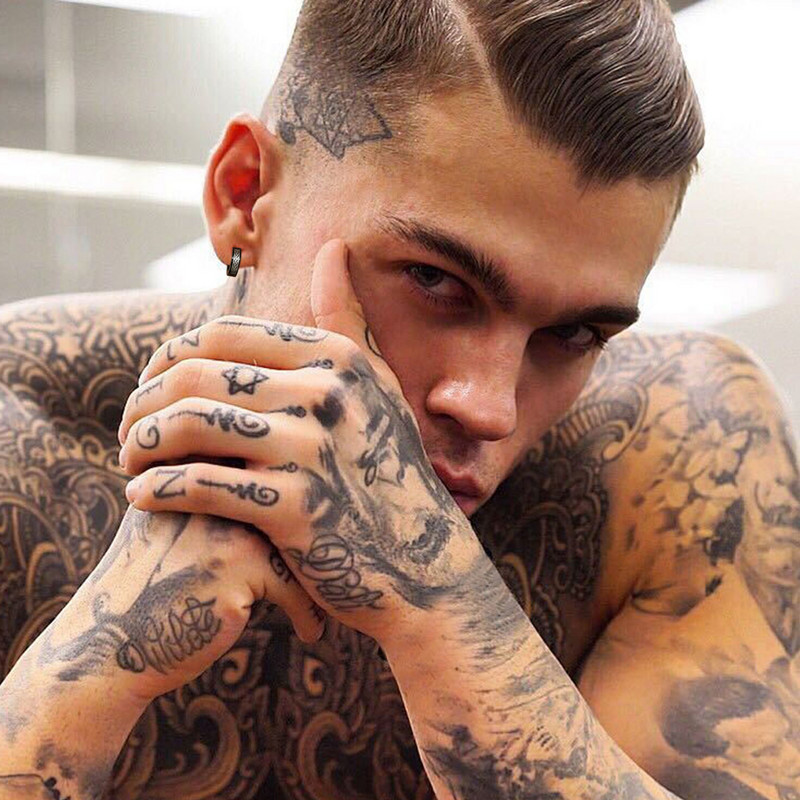 Vnox Cool Celtic Knot Hoop kõrvarõngad meestele, allergiavastased roostevabast terasest ümmargused Huggie kõrvarõngad, kingitused, ehted, brincos masculinos