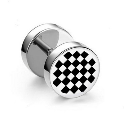 1 tk mitmes stiilis punk roostevabast terasest ümmargused kõrvarõngad naistele meestele pisikesed hantlite augustamine ehted kõrvarõngad poiss-sõbra kingitused