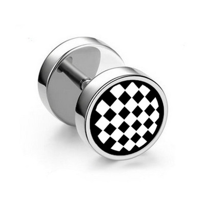 1 tk mitmes stiilis punk roostevabast terasest ümmargused kõrvarõngad naistele meestele pisikesed hantlite augustamine ehted kõrvarõngad poiss-sõbra kingitused