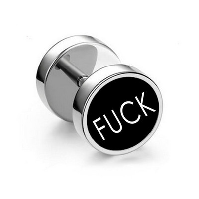 1 tk mitmes stiilis punk roostevabast terasest ümmargused kõrvarõngad naistele meestele pisikesed hantlite augustamine ehted kõrvarõngad poiss-sõbra kingitused