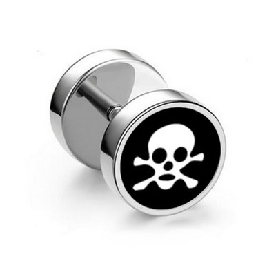 1 tk mitmes stiilis punk roostevabast terasest ümmargused kõrvarõngad naistele meestele pisikesed hantlite augustamine ehted kõrvarõngad poiss-sõbra kingitused