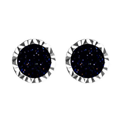 Korea lahe must nööpkõrvarõngas meestele naistele hip-hop punk ümmargune liivakivist kõrvarõngas, meeste lihtne mood ehe