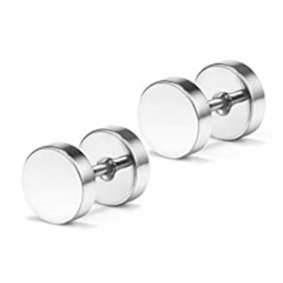 1paar, puidust kõrvarõngad, meeste 6–14 mm roostevabast terasest meeste kõrvarõngad, puidust võltsitud kõrvatroppide mõõteriistad.