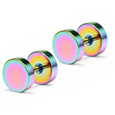 1paar, puidust kõrvarõngad, meeste 6–14 mm roostevabast terasest meeste kõrvarõngad, puidust võltsitud kõrvatroppide mõõteriistad.