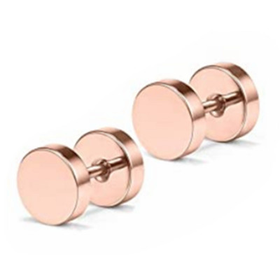 1paar, puidust kõrvarõngad, meeste 6–14 mm roostevabast terasest meeste kõrvarõngad, puidust võltsitud kõrvatroppide mõõteriistad.