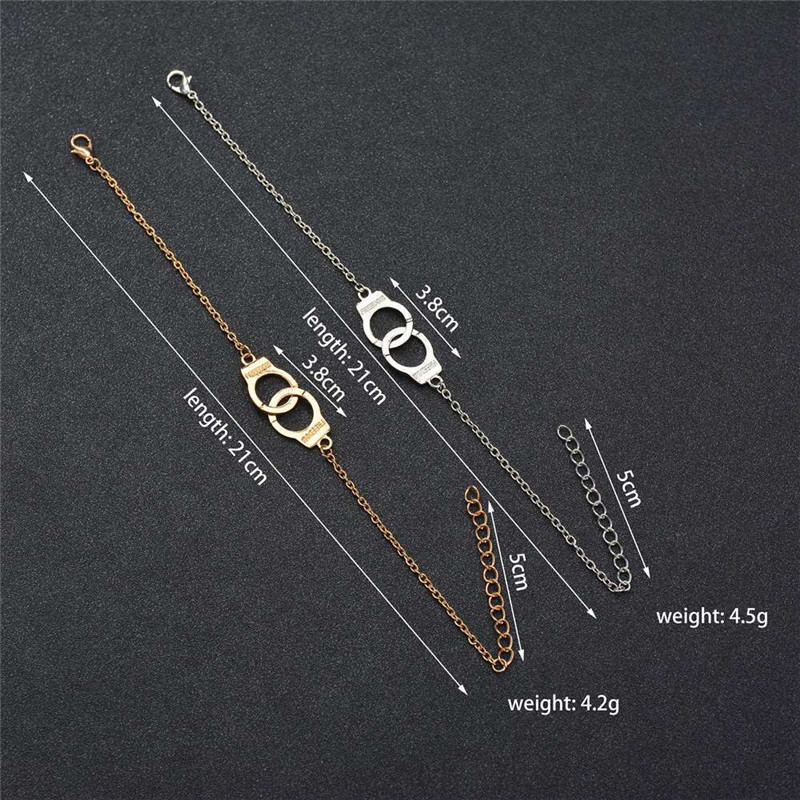 Nove modne zlatne lisice, narukvice za plažu za žene, trendi nakit za stopala, slova slobode, narukvica za noge, poklon za djevojku