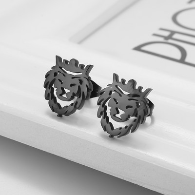 Vintage gotičke naušnice s krunom od cirkonija za muškarce, žene, modni rock party za noć vještica, darovi za maturalnu večer, nakit