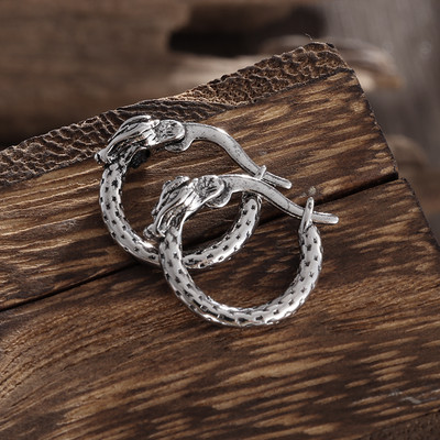 Vintage gotičke naušnice s krunom od cirkonija za muškarce, žene, modni rock party za noć vještica, darovi za maturalnu večer, nakit