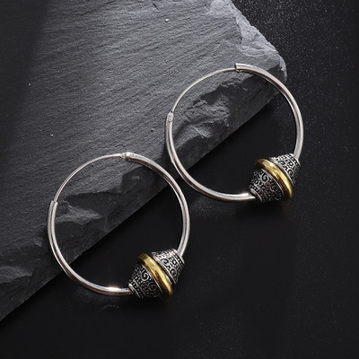 Vintage gotičke naušnice s krunom od cirkonija za muškarce, žene, modni rock party za noć vještica, darovi za maturalnu večer, nakit