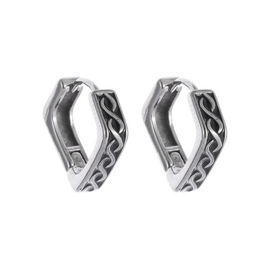 Vintage gotičke naušnice s krunom od cirkonija za muškarce, žene, modni rock party za noć vještica, darovi za maturalnu večer, nakit