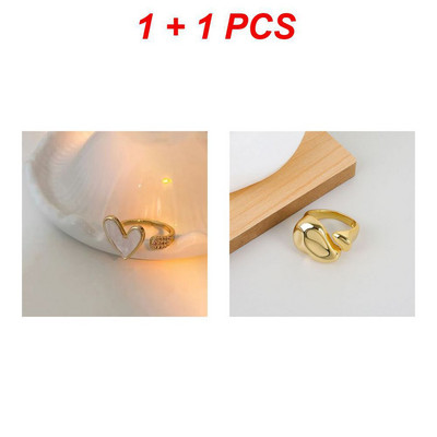 2023. aasta uued trendsõrmused roostevabast terasest sõrmused naistele kullavärvi õõnsad laiad sõrmused, meeste peo-sõrmeehted, aksessuaarid