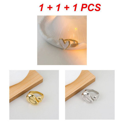 2023. aasta uued trendsõrmused roostevabast terasest sõrmused naistele kullavärvi õõnsad laiad sõrmused, meeste peo-sõrmeehted, aksessuaarid