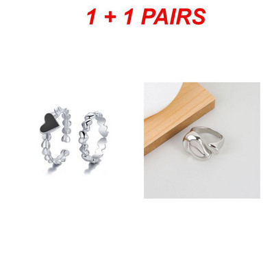 2023. aasta uued trendsõrmused roostevabast terasest sõrmused naistele kullavärvi õõnsad laiad sõrmused, meeste peo-sõrmeehted, aksessuaarid