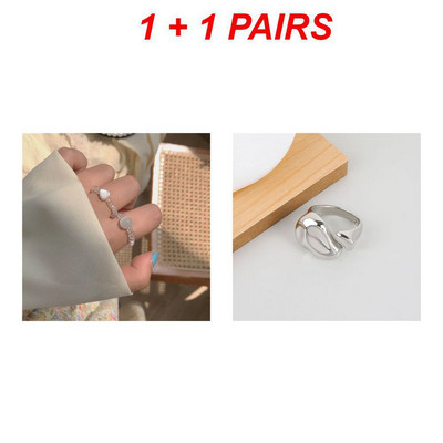 2023. aasta uued trendsõrmused roostevabast terasest sõrmused naistele kullavärvi õõnsad laiad sõrmused, meeste peo-sõrmeehted, aksessuaarid