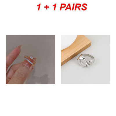 2023. aasta uued trendsõrmused roostevabast terasest sõrmused naistele kullavärvi õõnsad laiad sõrmused, meeste peo-sõrmeehted, aksessuaarid