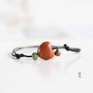 Δημιουργική μόδα χειροποίητα κεραμικά ποδήλατα καρδιά μικρά κοσμήματα εθνικά ανταλλακτικά ανέμου δωρεάν αποστολή #1322