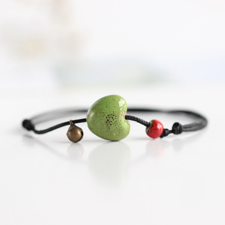 Δημιουργική μόδα χειροποίητα κεραμικά ποδήλατα καρδιά μικρά κοσμήματα εθνικά ανταλλακτικά ανέμου δωρεάν αποστολή #1322