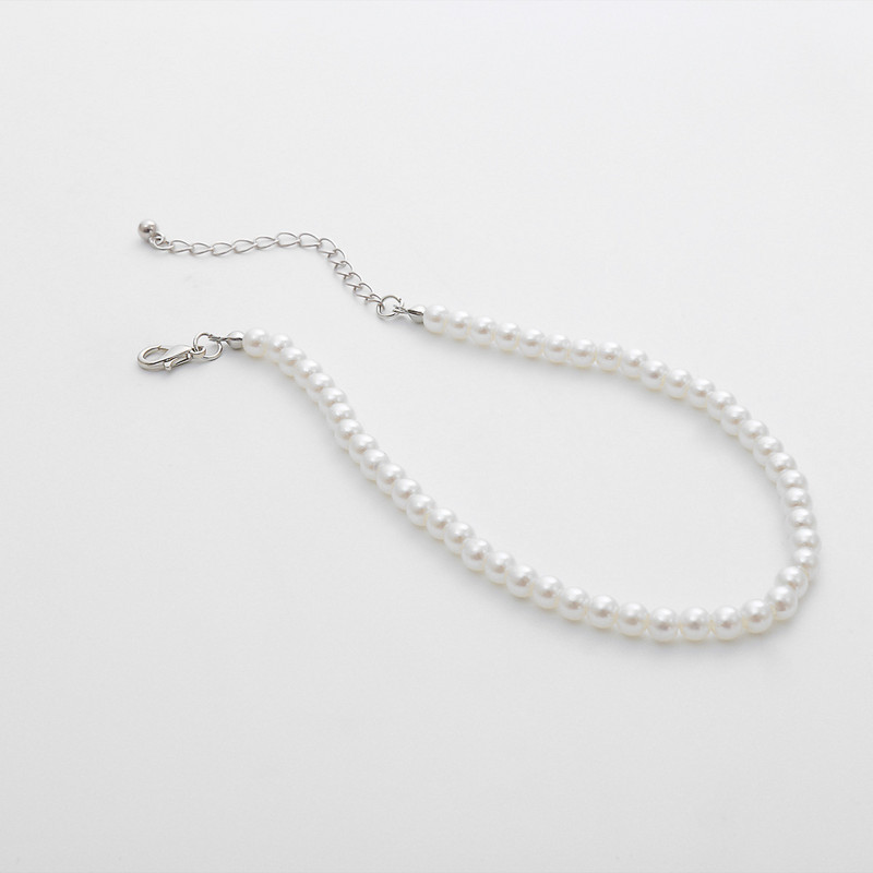 Moe imitatsioon pärli pahkluu naistele Tornozeleira käevõru Rand Barefoot sandaal Tobillera kett jala ehted suvine igapäevane kingitus