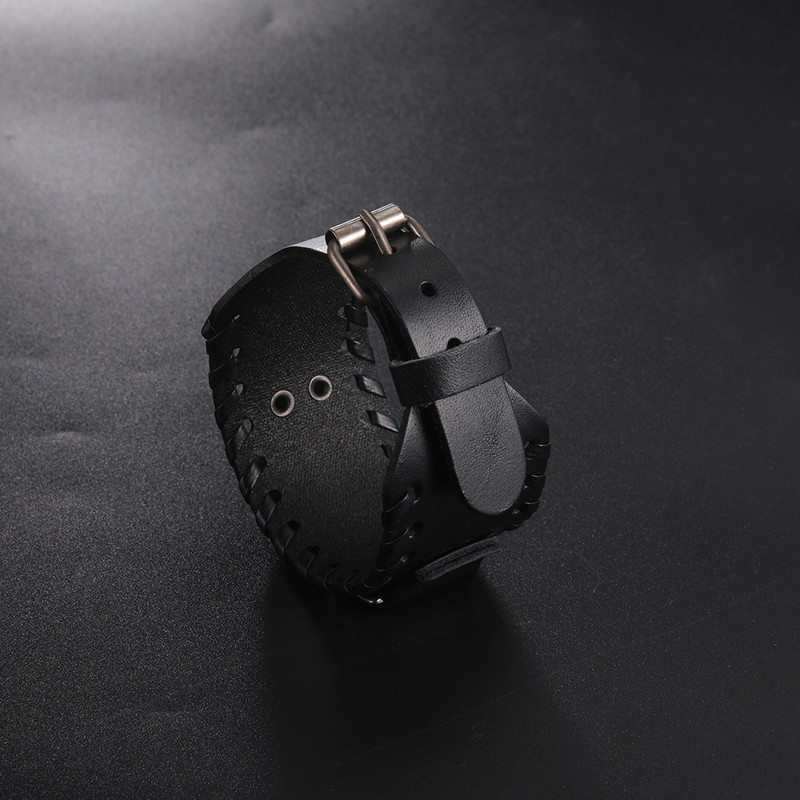 Tetragrammaton Pentagram Amulett Pentacle nahast ümbrisega käevõrud meestele Vana väe Jumala nimi roostevabast terasest Wiccani ehted