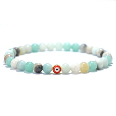 Minimalistlik meeste kivist käevõru Gooti kurjade silmadega käevõru 6 mm väikeste helmestega käevõru Türgi ehted meeste käte aksessuaarid Pulseira