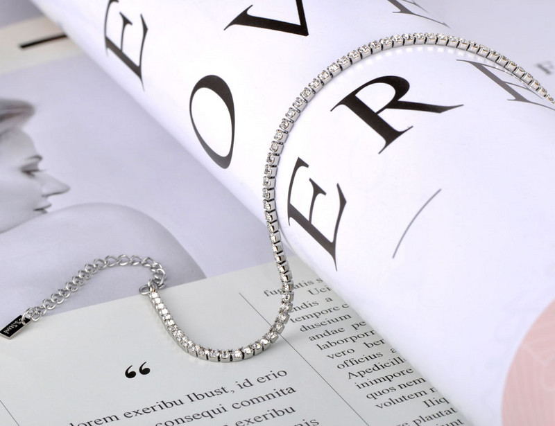 Lokaer Sparkling CZ Crystal Charm Gležnjače za žene Djevojke od nehrđajućeg čelika karika Bohemia Beach Foot Gležnjače nakit A19029