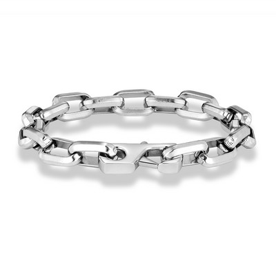 MKENDN Locomotive Vintage Oksüdeeritud must ketilüli meeste käevõru Punk roostevabast terasest mootorratta käevõrud meestele ehted kingitused