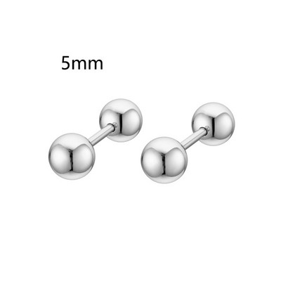 1 paar roostevabast terasest kõrvarõngad väikesed kuulkruvid Väikesed kõrvarõngad kõrva luu küünte huule augustamine keha ehe kingitus