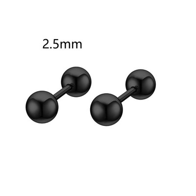 1 paar roostevabast terasest kõrvarõngad väikesed kuulkruvid Väikesed kõrvarõngad kõrva luu küünte huule augustamine keha ehe kingitus