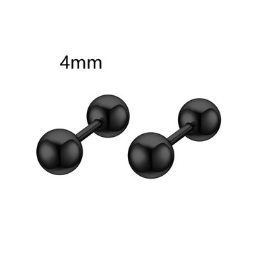 1 paar roostevabast terasest kõrvarõngad väikesed kuulkruvid Väikesed kõrvarõngad kõrva luu küünte huule augustamine keha ehe kingitus