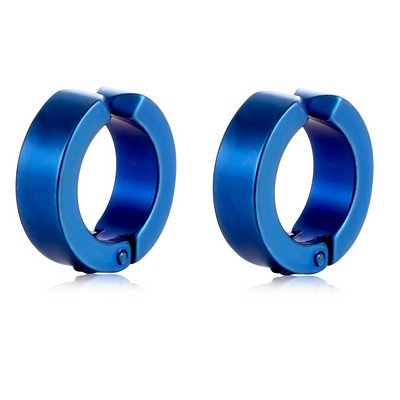 2tk/3tk roostevabast terasest mitteläbiv kolmnurk/ruut/ümmargune kõrvaklambriga manseti kõrvarõngaste komplekt meestele, naistele, Unisex