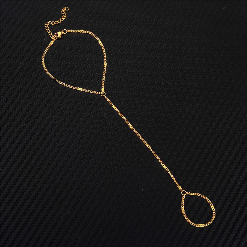 MinaMaMa Νέο στυλ Απλό ανοξείδωτο ατσάλι με αλυσίδα για δάχτυλα ποδιών ξυπόλυτα ποδαράκια για γυναίκες με αλυσίδα ποδιών Κοσμήματα ποδιών παραλίας