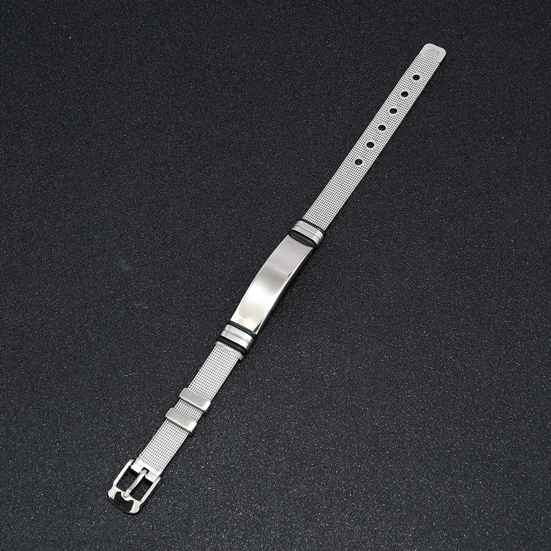 Uus meeste roostevabast terasest käevõru käevõru Hiphop reguleeritav käevõru vaba aja aksessuaarid kingitus talle Punk-käevõru Pulseira Hombre