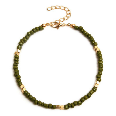 1db Kreatív bohém stílusú női bokalánc állítható divatos kézzel készített strand boka karkötő gyöngyös bokalánc ékszer kiegészítők